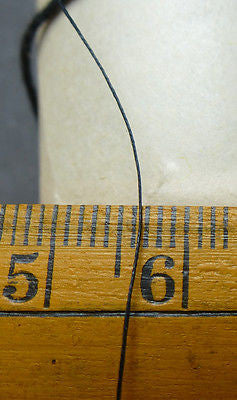 12 x 400yds Vintage 30 Gauge Black MUNTYAK Brand Cotton Sewing Thread