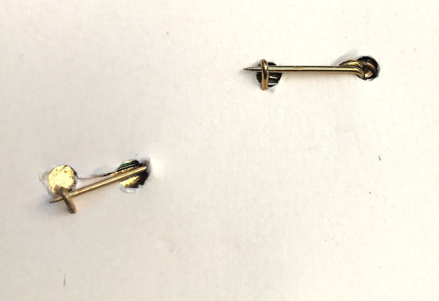 1940s Enamel Aeroplane & Union Jack Brooch