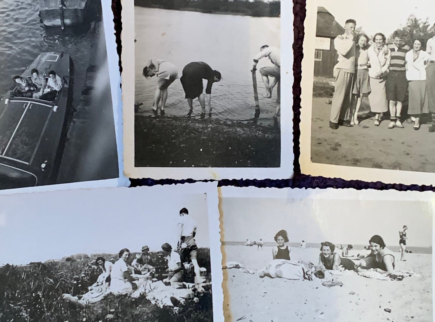 13 Photos taken in 1934/5 of Friends on Days Out (A48)