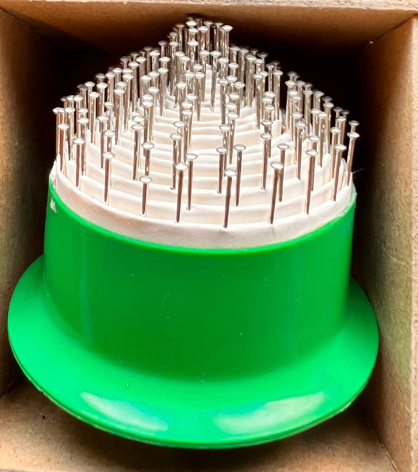 Extraordinary 1940s "TAYLER'S NEW NITA PIN CUSHION" Made in England