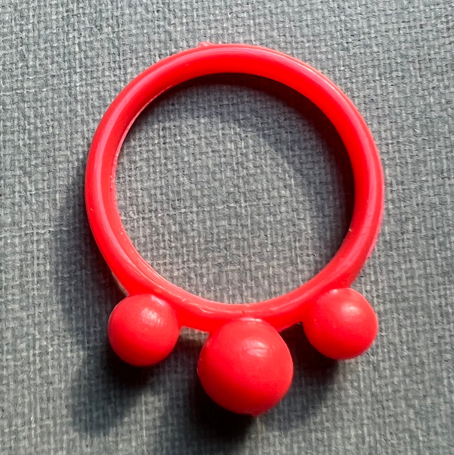 Kitsch Colourful Vintage Plastic Rings