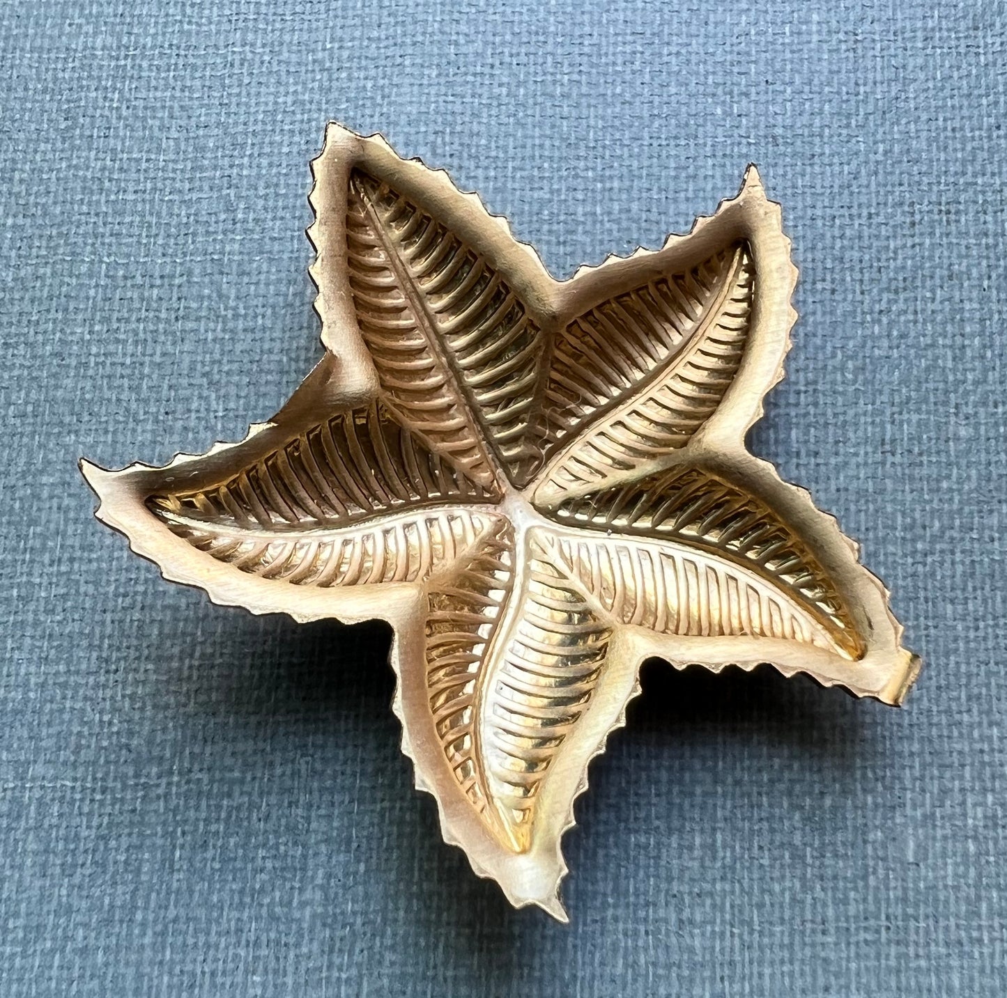 Vintage Brass Starfish 3.5cm Stampings