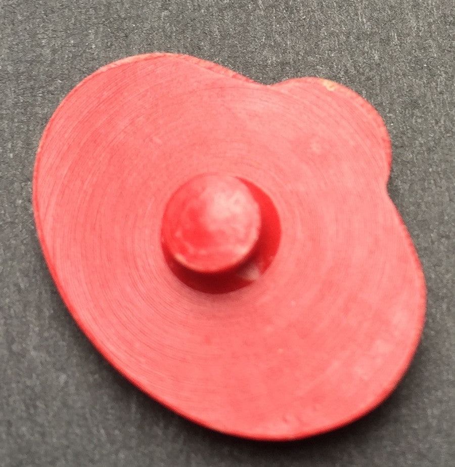 6 or 24 Charming Red Vintage Tyrolean Hats with Flowers + Cherries Buttons -2.5cm wide.