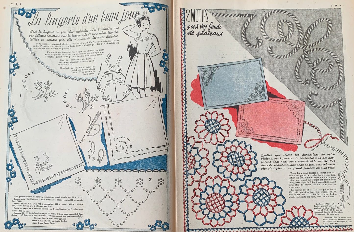 Confirmation Outfits in April 1950 French Petit L'Echo de la Mode