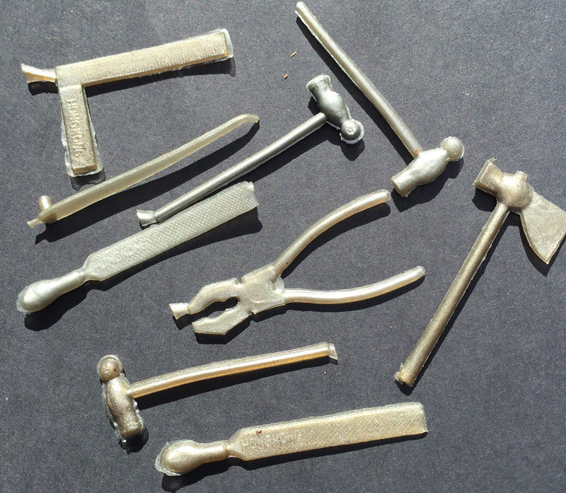 Set of 12 MINI TOOLS NADEL & SONS TOY CORP NYC