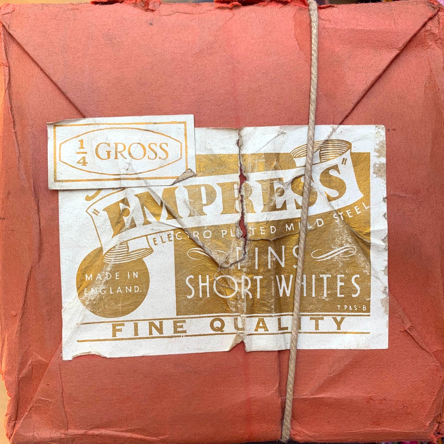 WAR-TIME PACK "UTILITY" Plated Pins - Short Whites - MADE IN ENGLAND