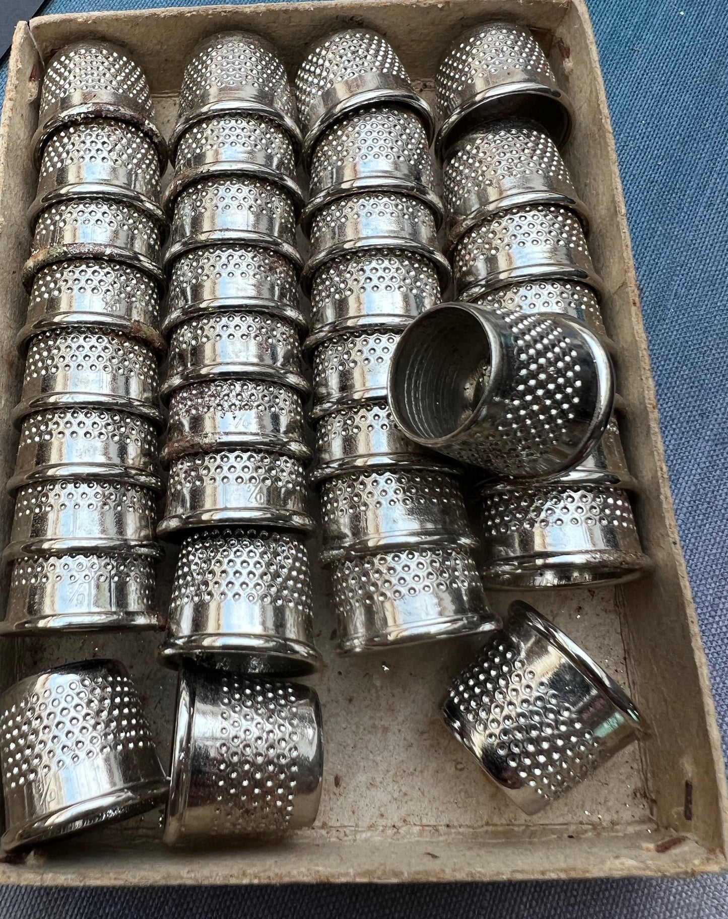 Vintage Open Top Thimbles