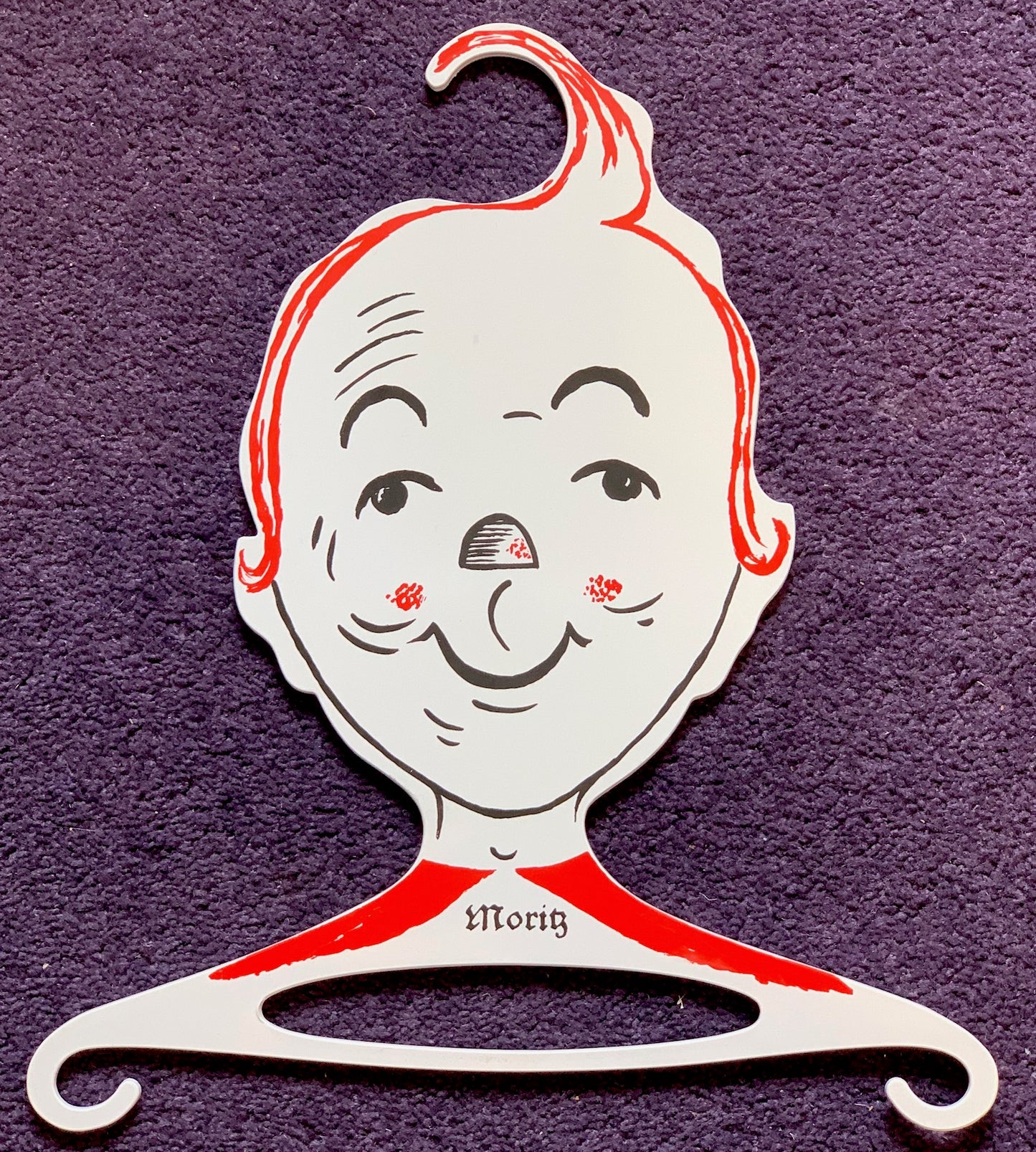 Rare 1960s Max and Moritz W. German Strep-design Hangers