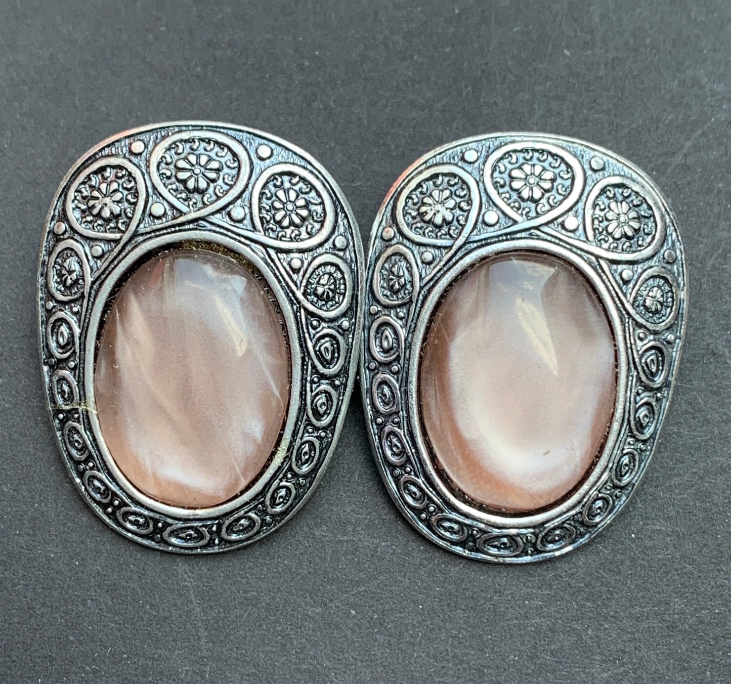 Warrior Princess Vintage Moonglow Clip-On Earrings