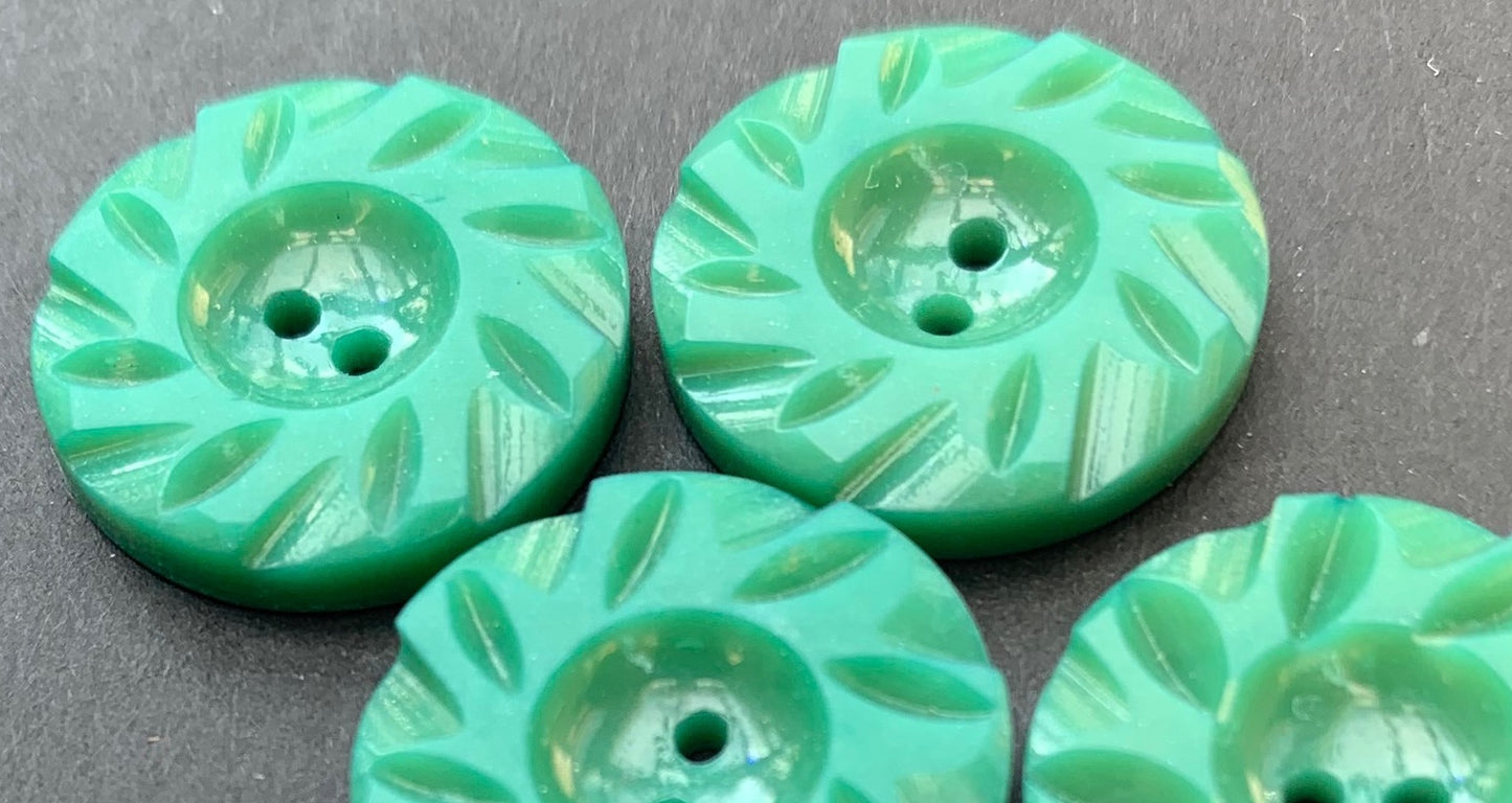 Seafoam Green Vintage 2.2cm or 1.7cm Buttons