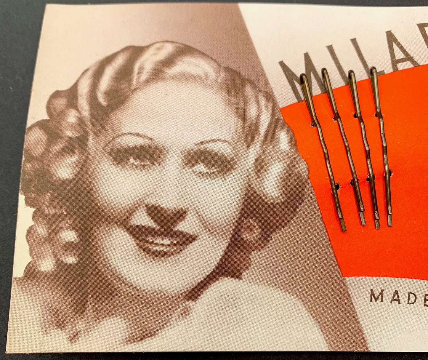 Make Like a Film Star with these 1930s MILADY HAIR GRIPS.. Made in England