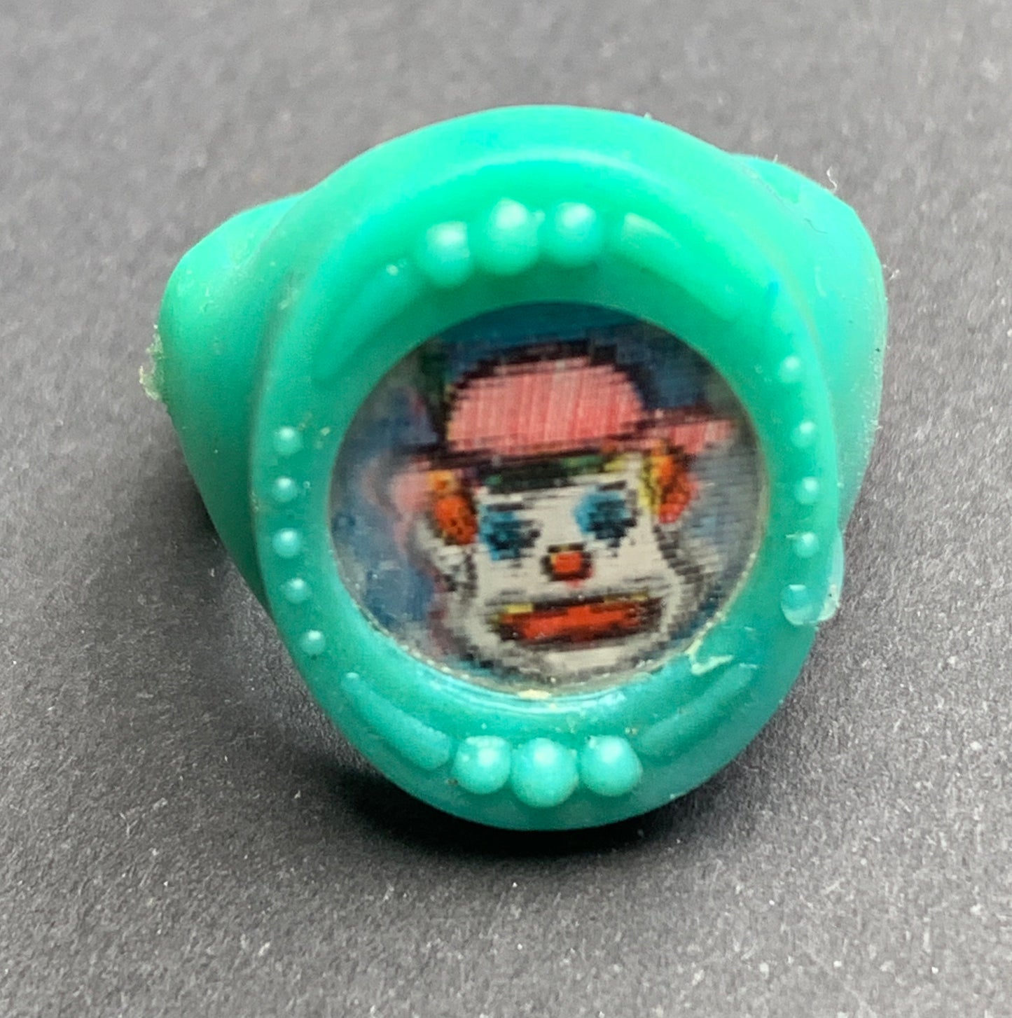 1960s Flicker Rings - Not at all Scary Clown..