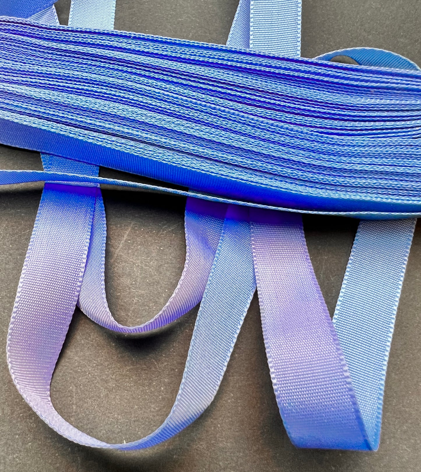 12yds Periwinkle "Superior Quality" VINTAGE Ribbon 1cm wide
