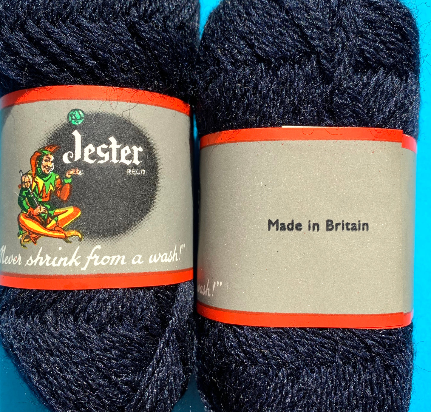 1940s/50s JESTER Mending Wool - 100% Virgin Wool. 1/2oz