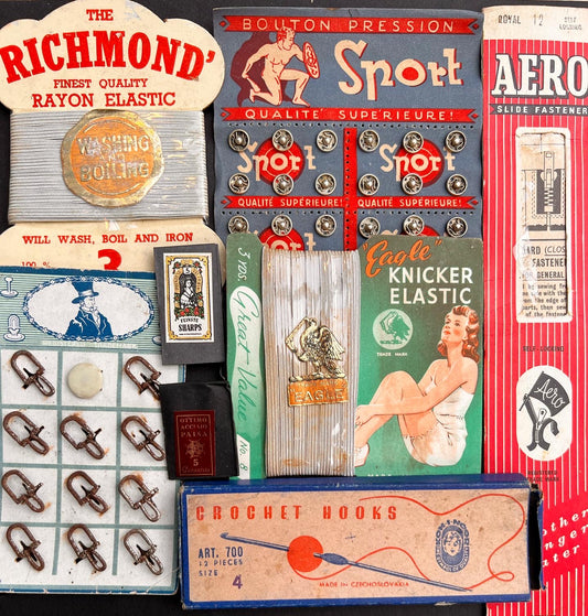 8 Pieces of Vintage Packaging