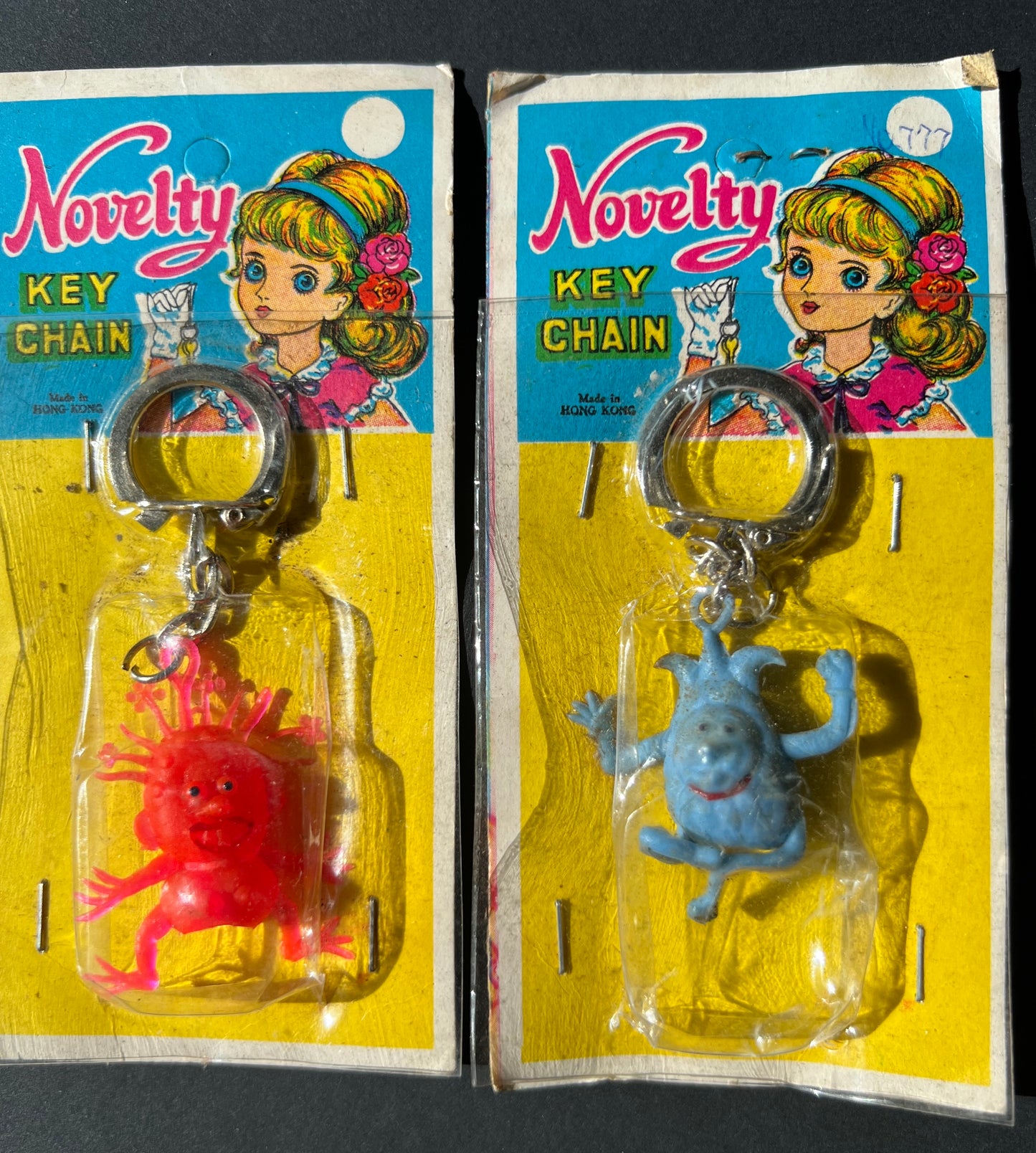 Scary Rubber Monster Key Rings Made in Hong Kong