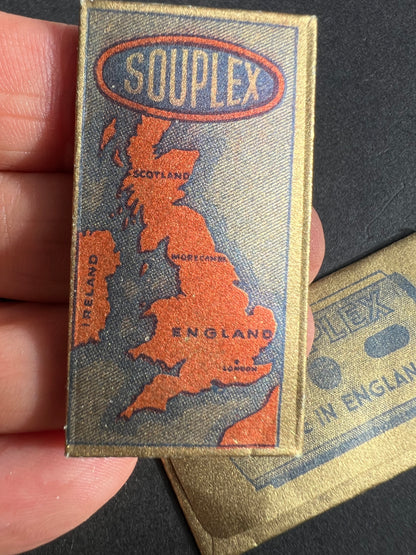 1930s SOUPLEX Razor Blade Made in Morecombe !
