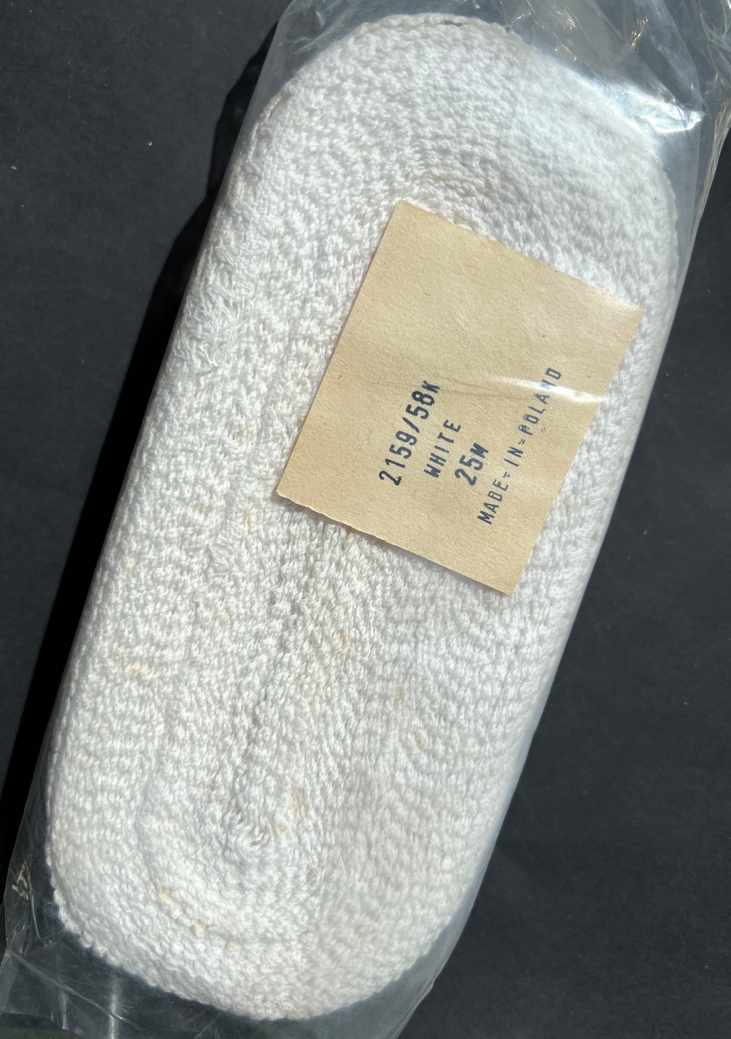 25m of 5cm wide Lively Vintage White Cotton Trim