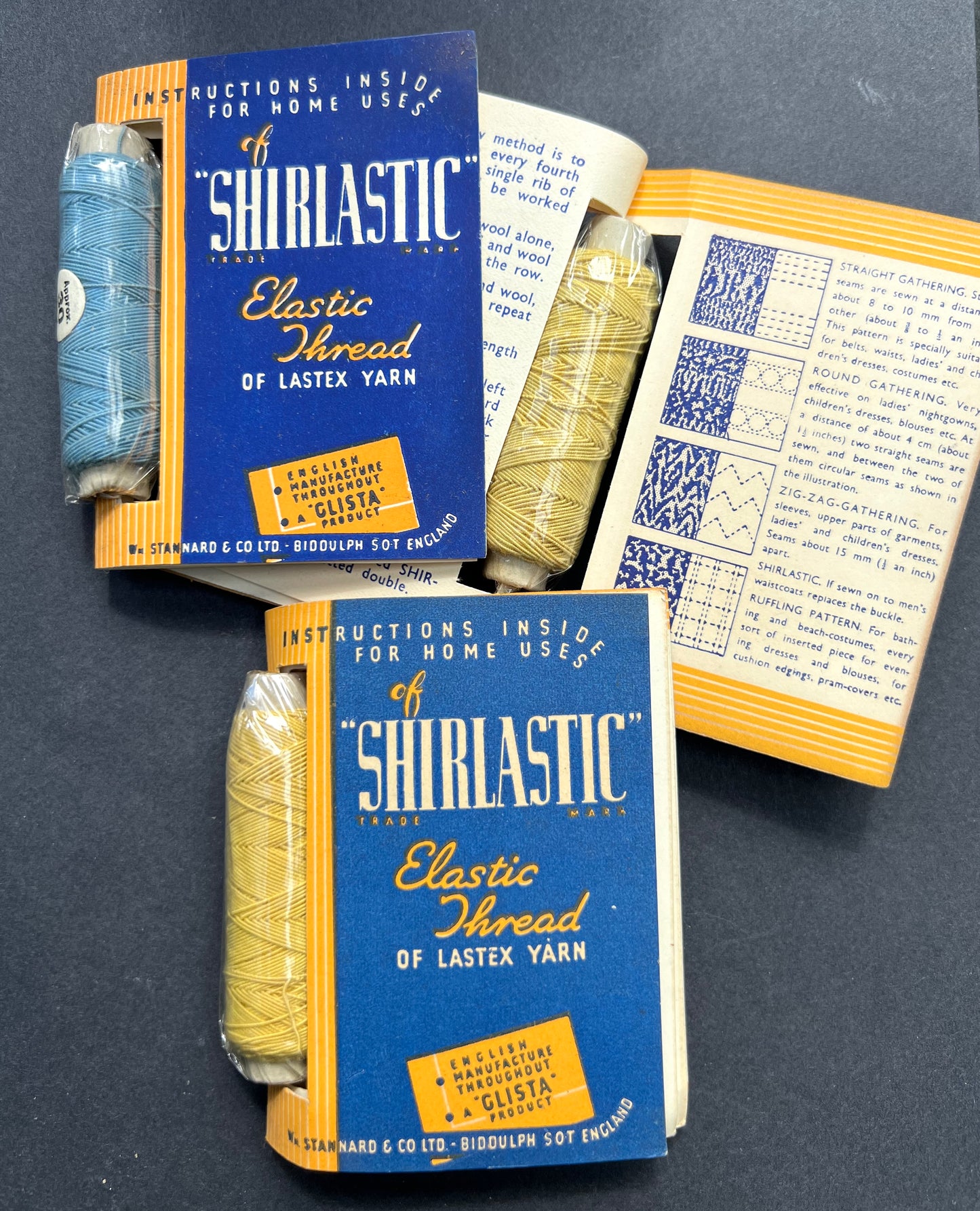 30yds of Vintage Shirlastic Elastic Thread