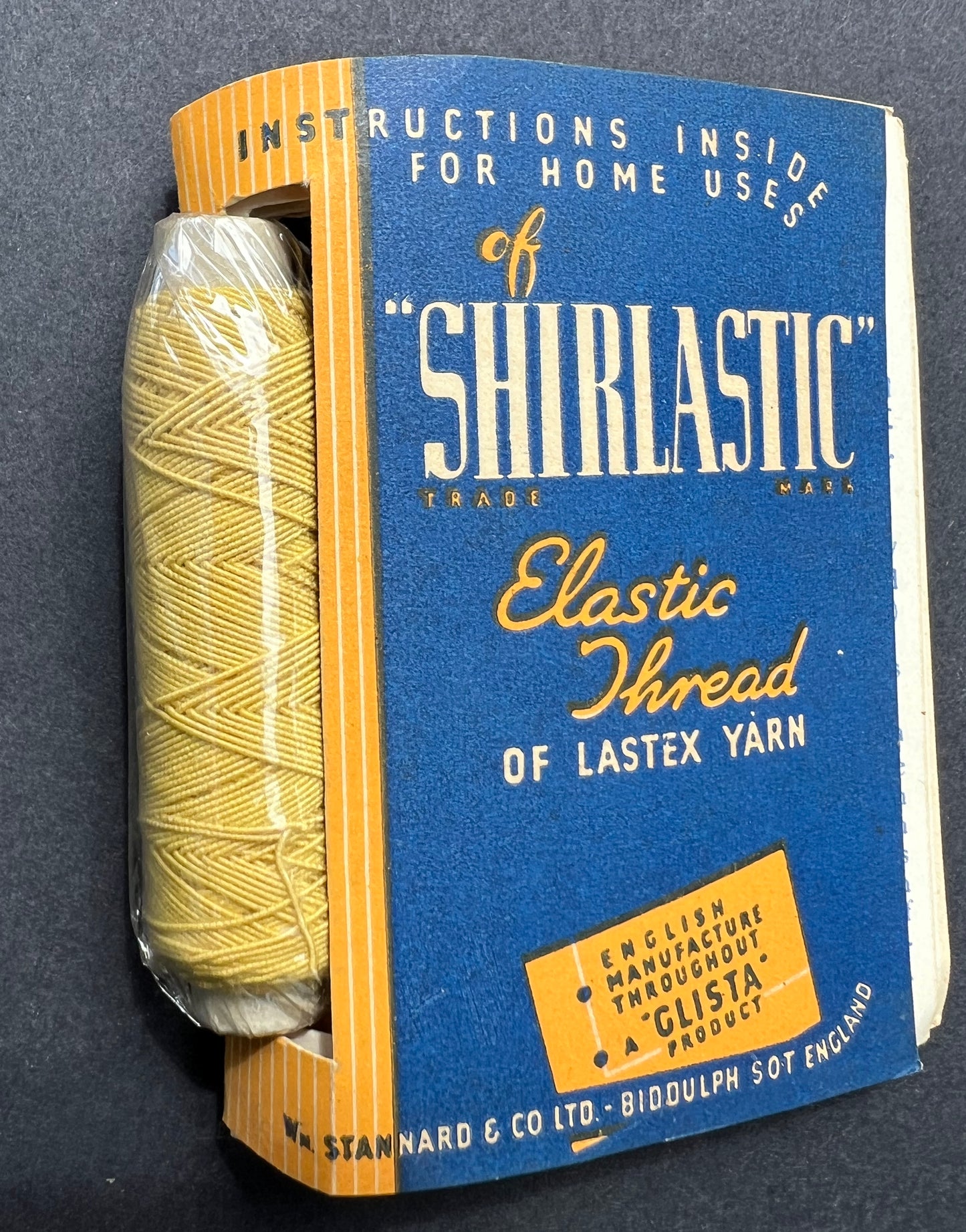 30yds of Vintage Shirlastic Elastic Thread