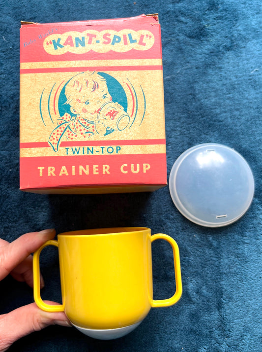 Vintage Boxed Baby World's "KANT-SPILL" Trainer Cup