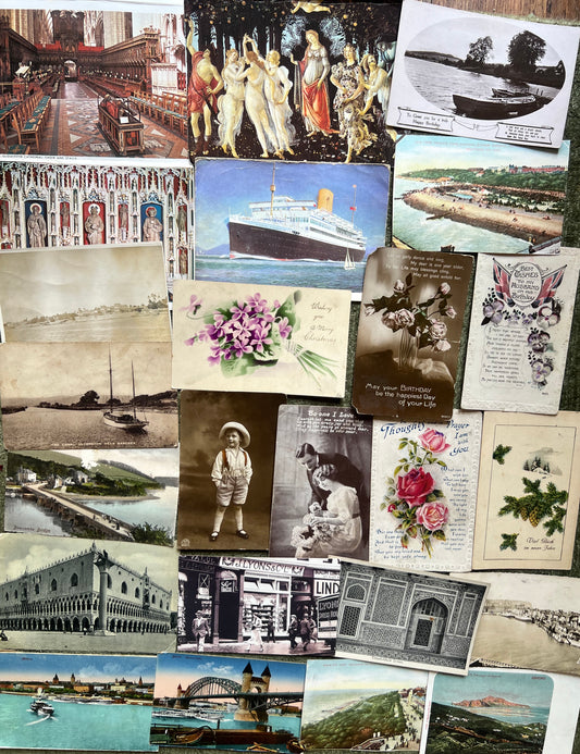 Job Lot of Old Postcards