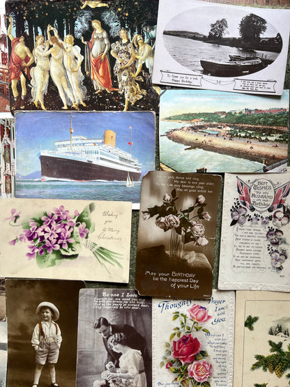 Job Lot of Old Postcards