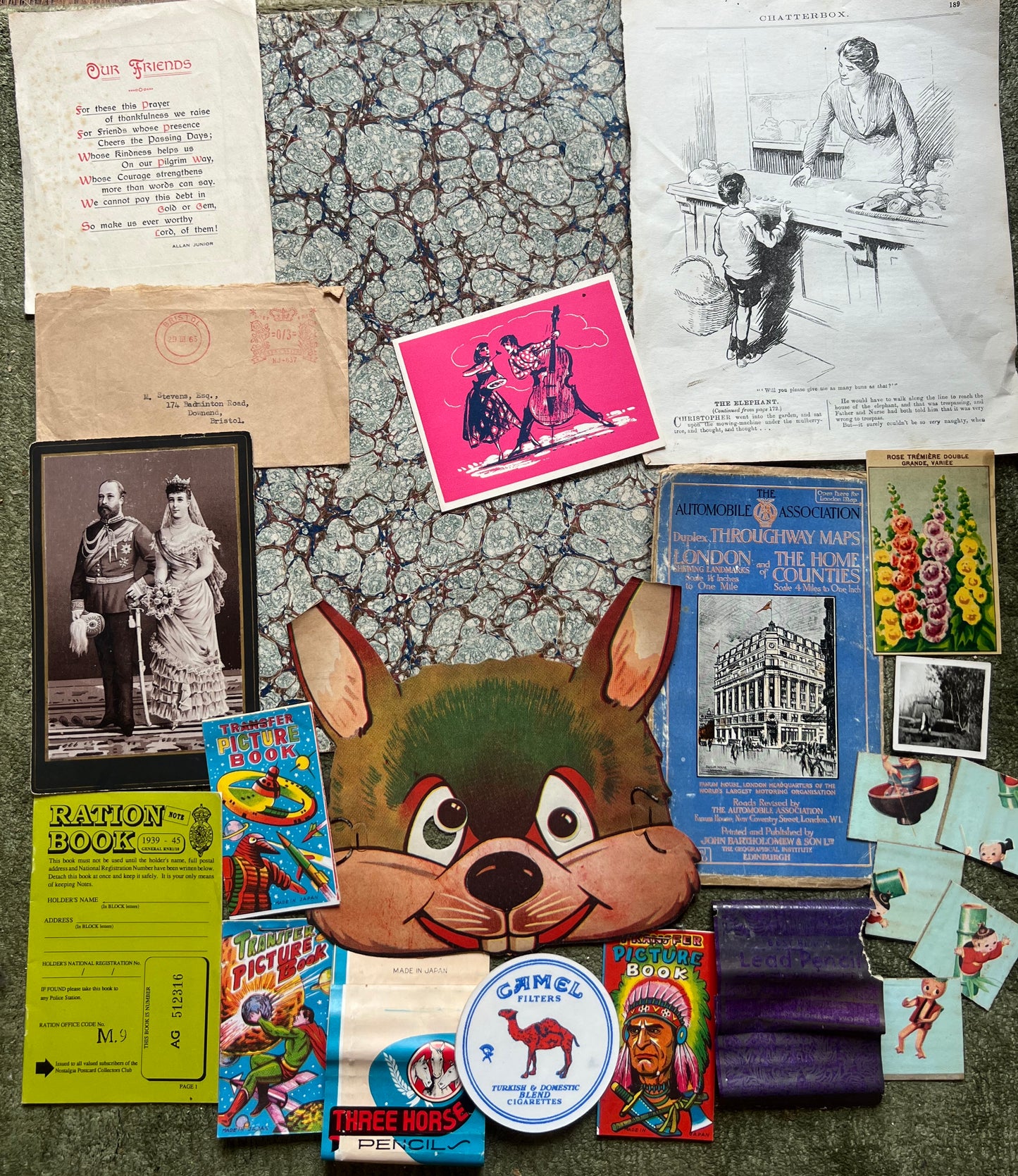 Very Random Job Lot of Paper Items For Creative Endeavours