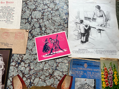 Very Random Job Lot of Paper Items For Creative Endeavours