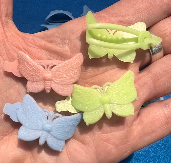 50 Vintage Butterfly Hair Grips
