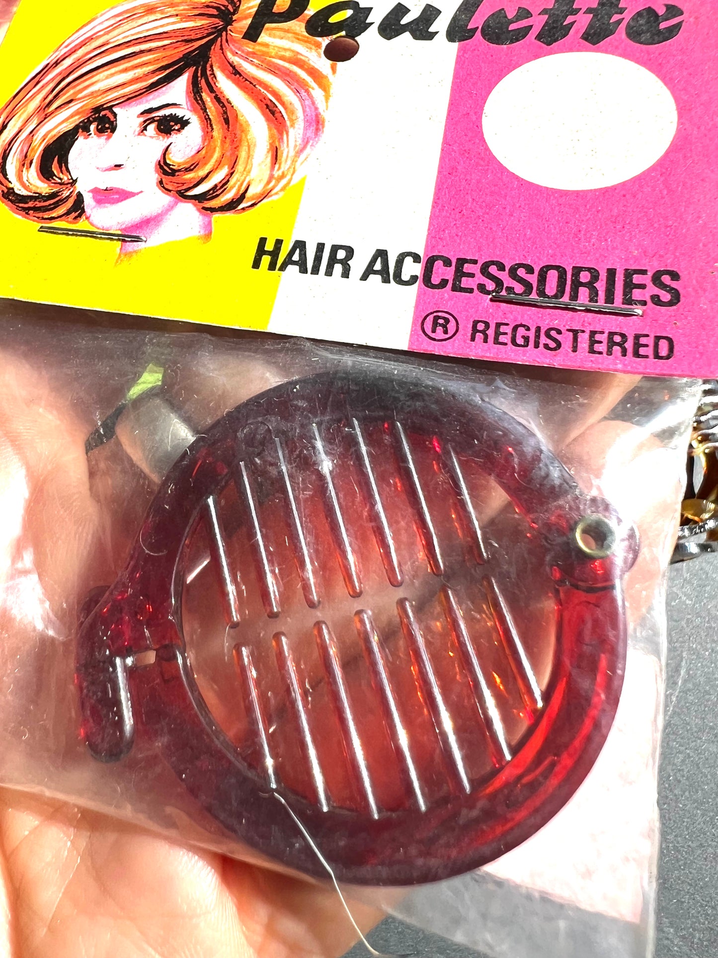 5 Good Vintage Tortoiseshell Hair Ring Combs