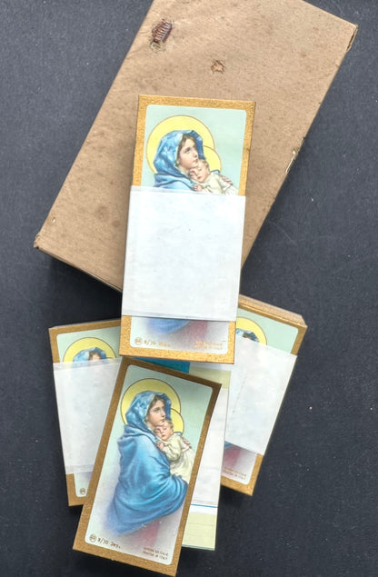 1000 Vintage Madonna and Child Holy Cards