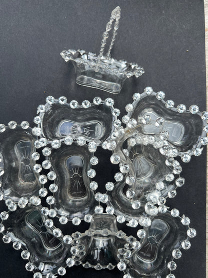 10 Exceptionally Sparkly Vintage Plastic Dishes - 2 Designs