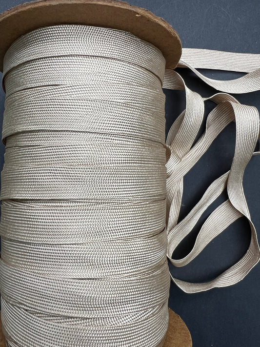 Big Roll of 1.4cm wide Silvery Fawn Tape