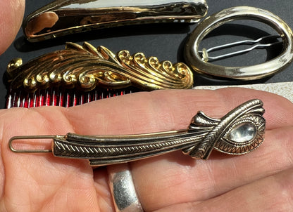 9 Golden Vintage Hair Accessories
