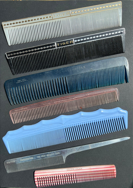7 Vintage Combs - all unused