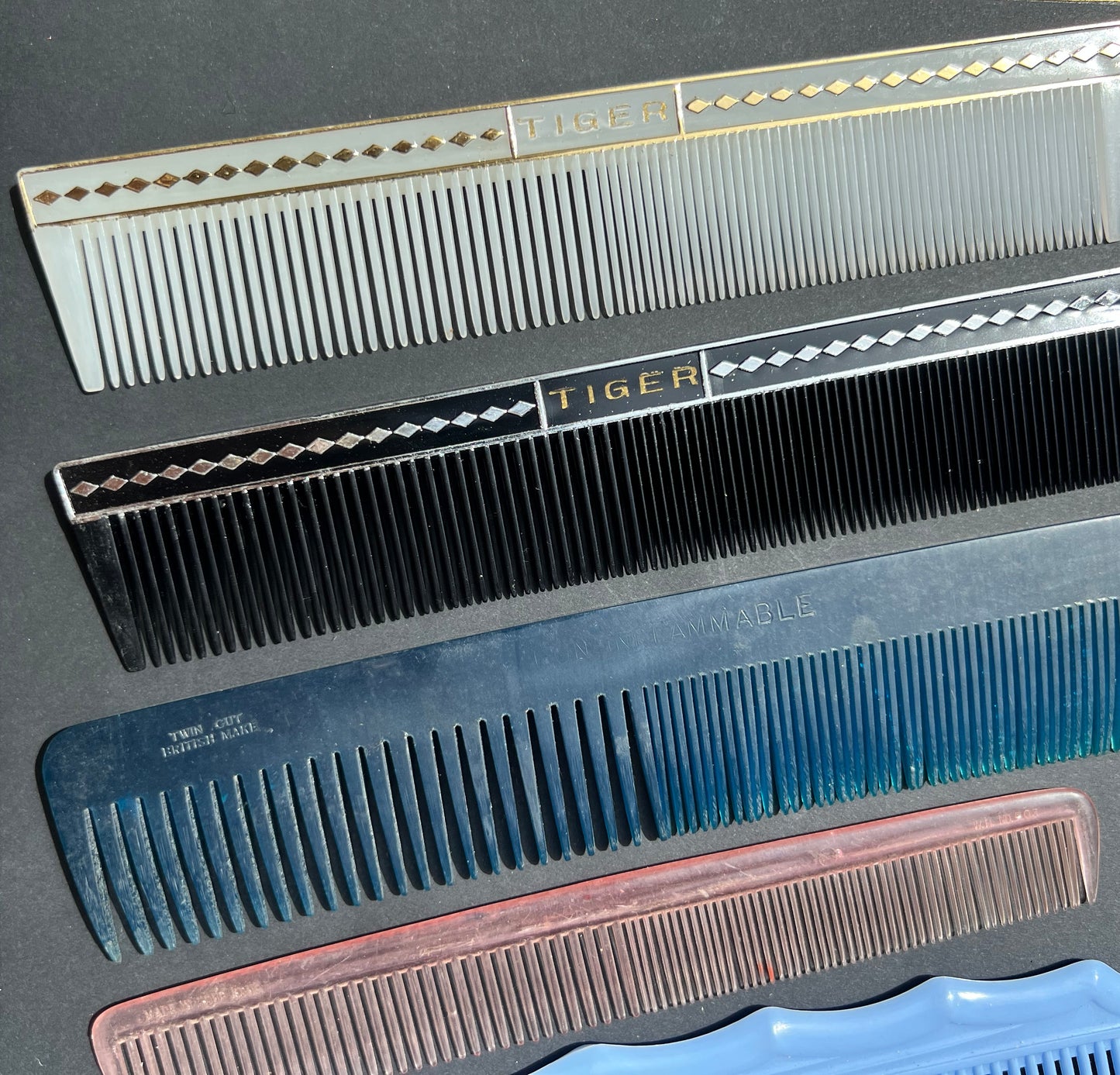 7 Vintage Combs - all unused