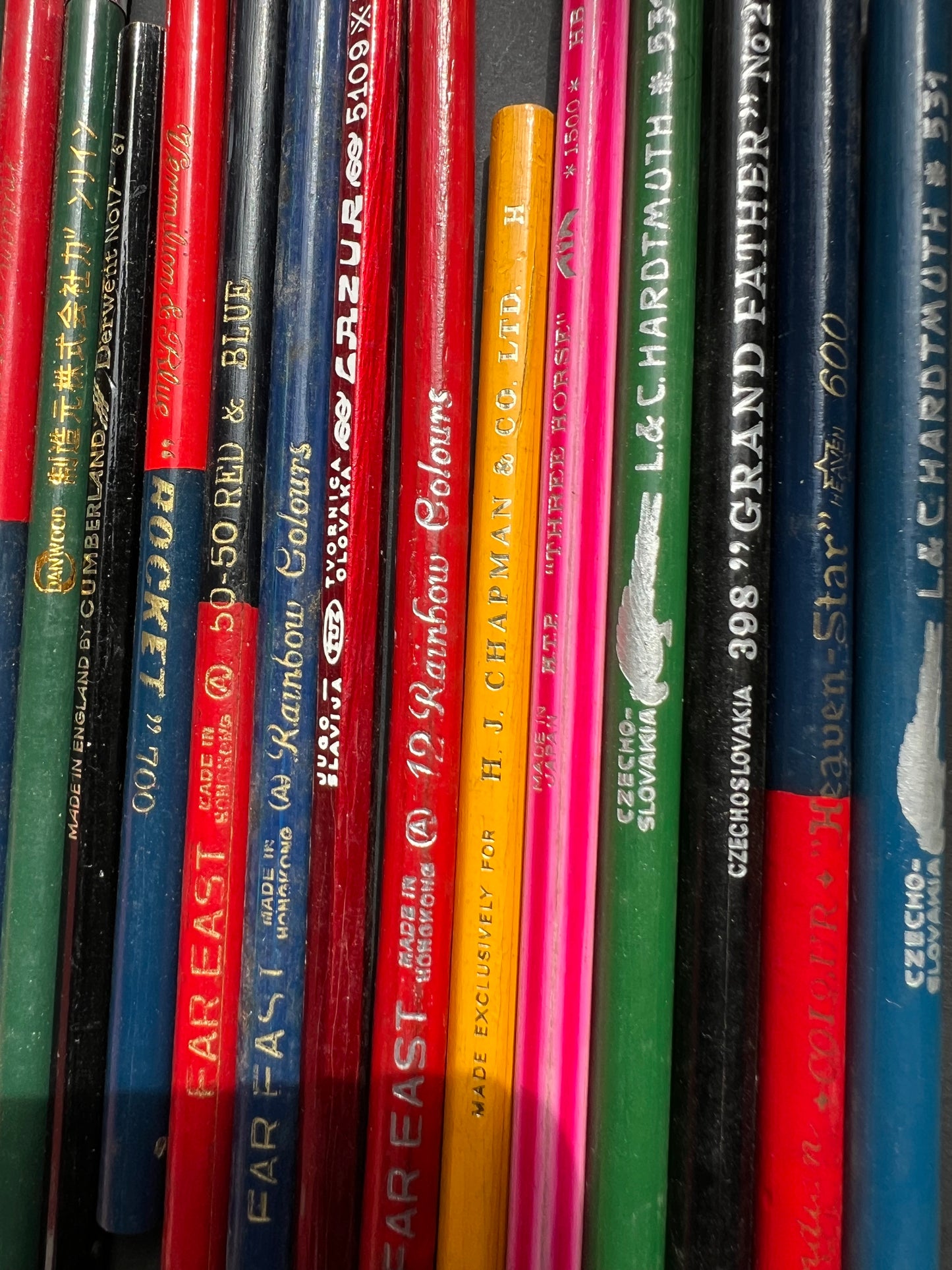 25 Vintage Pencils - All Different