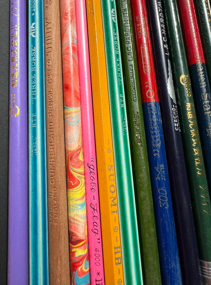 25 Vintage Pencils - All Different