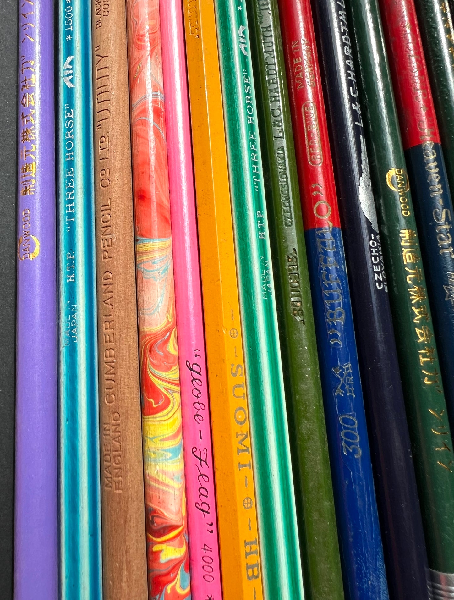 16 Vintage Lead Pencils - All Different