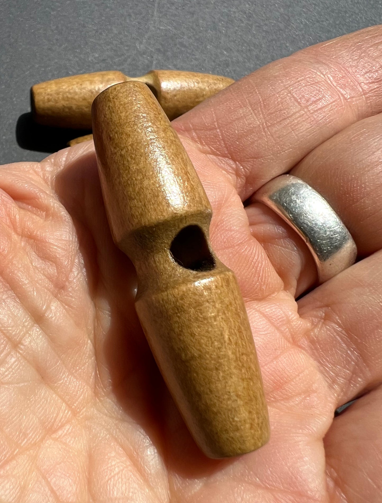 8 Wooden Duffle Coat Toggles