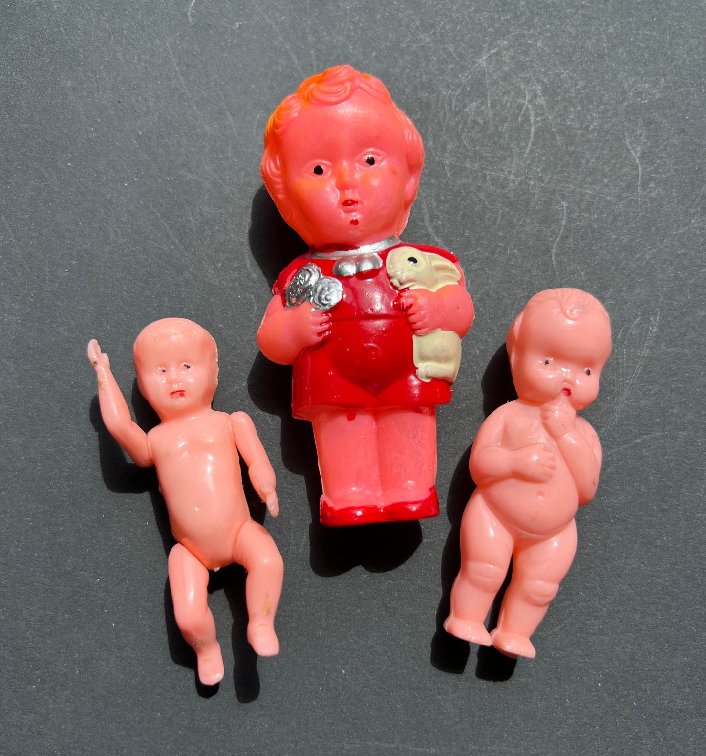 3 Vintage Dolls with slightly compromised paintwork
