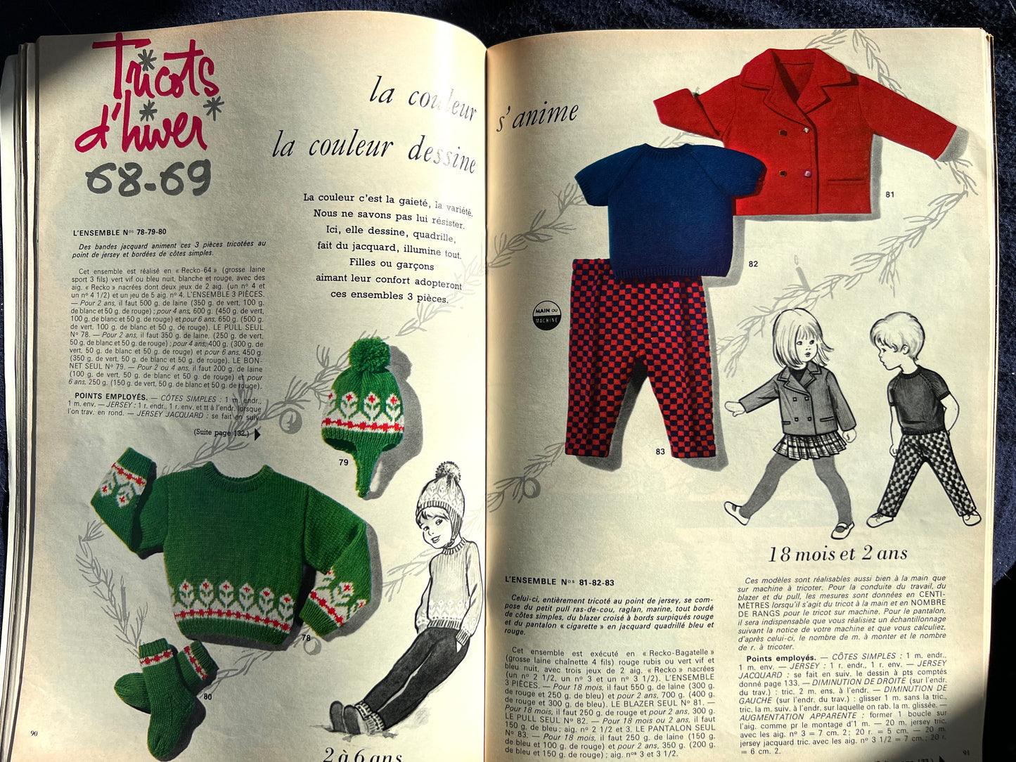 December 1968 Christmas Issue of French Modes & Travaux