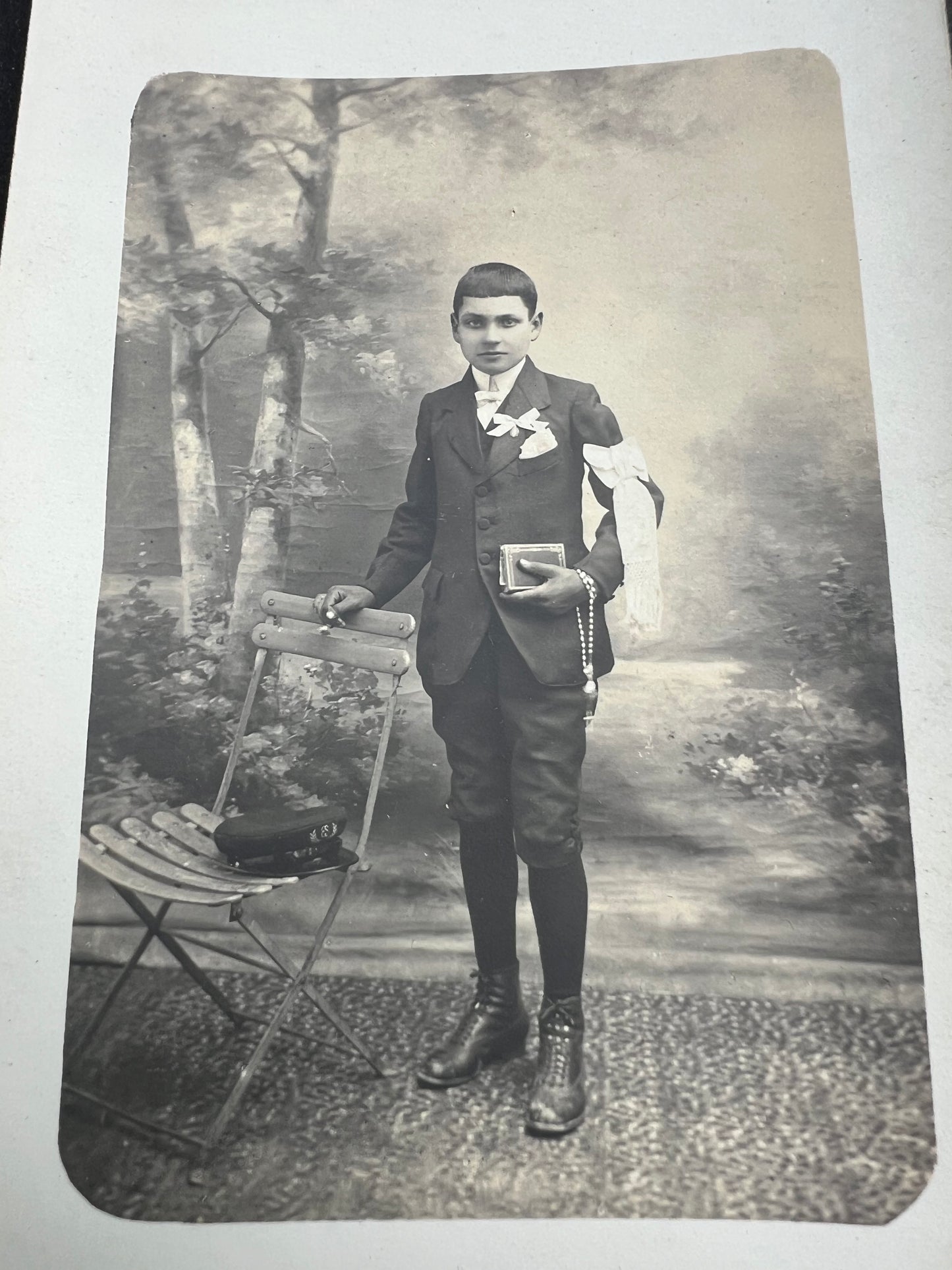 9 Studio Photos of 1930s French Childrens First Communion in the 1930s