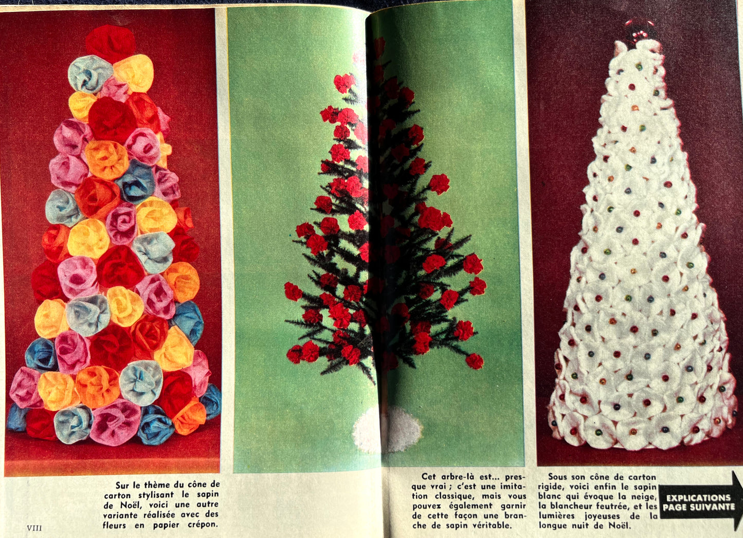 Christmas 1965  edition of French Modes de Paris incl. Christmas Decoration Patterns