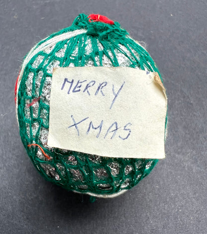 Mystery Vintage Colourful Straw Balls on Elastic