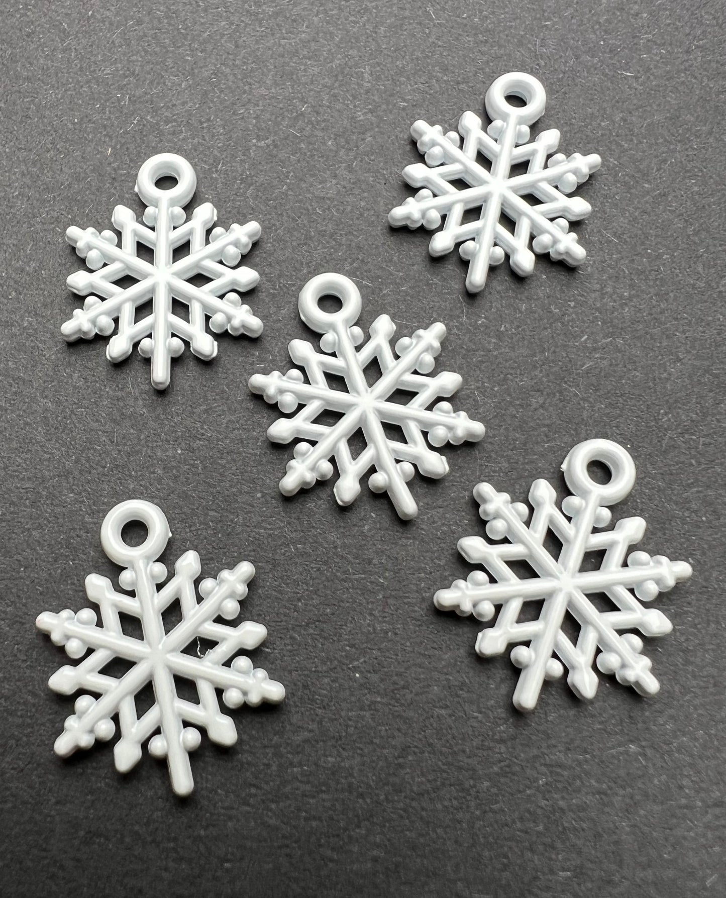 Pretty Enamel Snowflake Charm