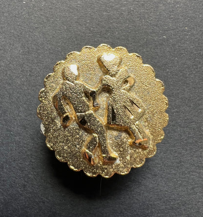 1950s Jiving Dancers Scarf Clip