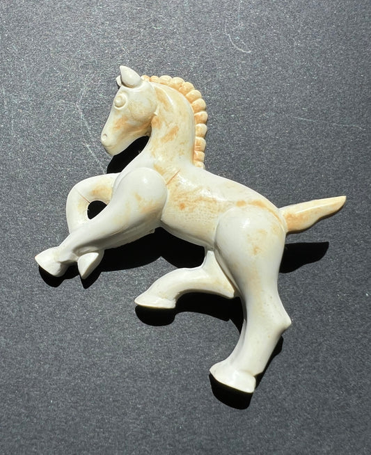 Vintage Cart Horse Brooch