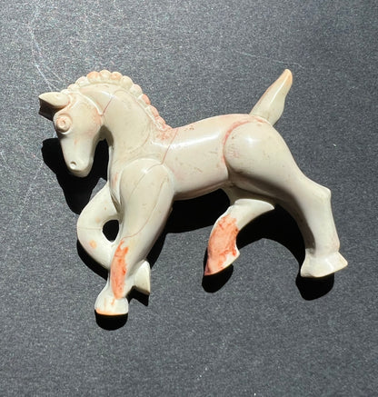 Vintage Cart Horse Brooch